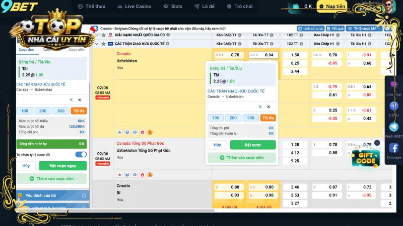 kèo tài xỉu 2-2.5 là gì 1
