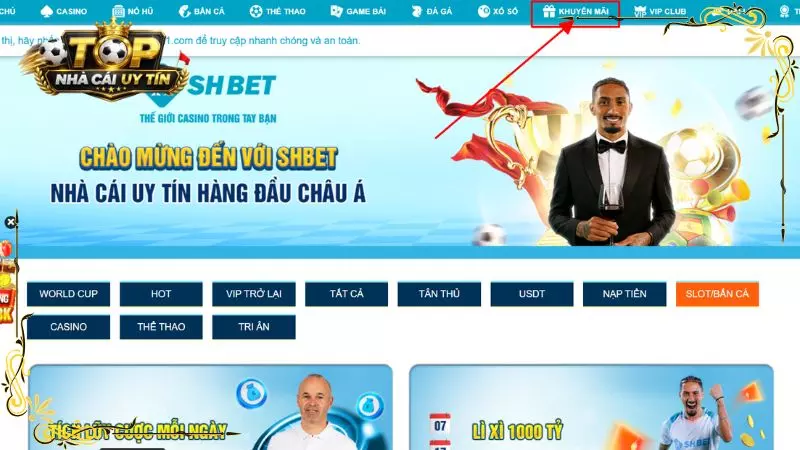 shbet khuyến mãi
